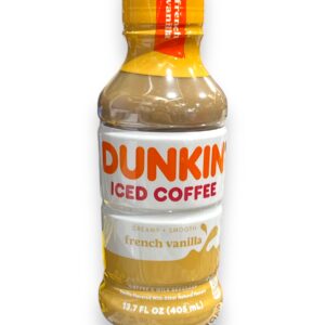 DUNKIN DONUT FRENCH VANILLA ICED COFFEE 13.7OZ 12CT