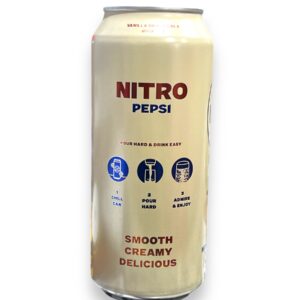 PEPSI NITRO VANILLA DRAFT COLA 13.65OZ 12CT