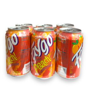 FAYGO CAN 12OZ PEACH 24CT