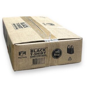 PLASTIC BAG SMALL 1/10 BLACK 1000CT