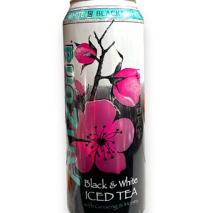 ARIZONA CAN BLACK & WHITE ICE TEA 23OZ