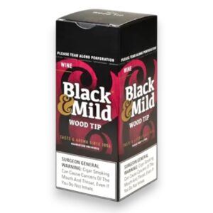 BLACK & MILD UPR WOODT WINE 25CT