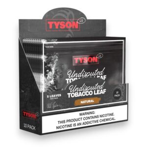 TYSON WRAPS  5/10CT BOX NATURAL