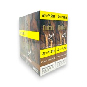 DUTCH MASTERS LEAF 2/1.29 PURE TOB 30CT