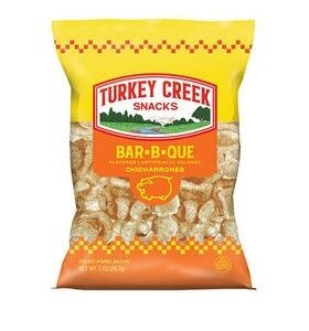 TURKEY 2OZ CREEK PORK SKINS BBQ EACH