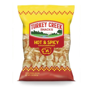 TURKEY 2OZ CREEK PORK SKINS HOT EACH