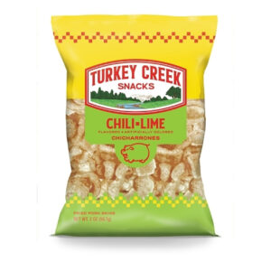 TURKEY 2OZ CREEK PORK SKINS CHILI LIME EACH