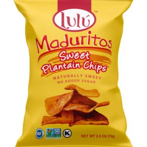 LULU PLATANITOS SWEET PLANTAIN CHIPS 2.5OZ