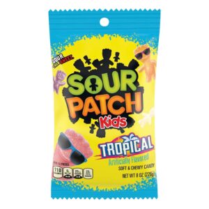 PEG SOUR PATCH KIDS TROPICAL 8OZ