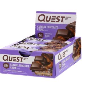 QUEST PROTEIN BAR 20G CARAMEL CHOCOLATE CHUNK 12CT
