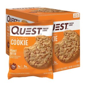 QUEST PROTEIN COOKIE 15G PEANUT BUTTER 12CT