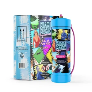 MIAMI MAGIC INFUSIONS CREAM 3.3L 2CT CANISTERS 2050G (N2O/USE FOR FOOD & BEVERAGE PREPARATION ONLY)