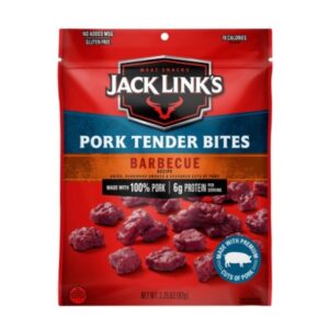 JACK LINK'S 3.25OZ JERKY BARBEQUE PORK TENDER BITES