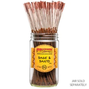 WILDBERRY INCENSE STICK 100CT PACK - SAGE & SANTO