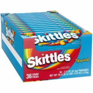 SKITTLES TROPICAL 2.17OZ REGULAR 36CT