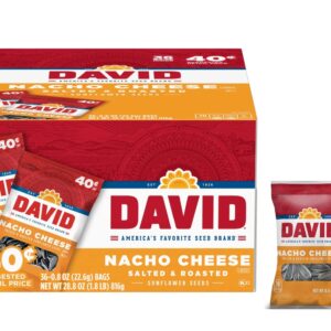 DAVID SUNFLOWER SEEDS $0.69 NACHO CHEESE 36CT