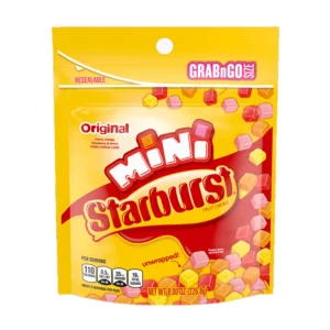 PEG STARBURST ORIGINAL MINI UNWRAPPED 8OZ