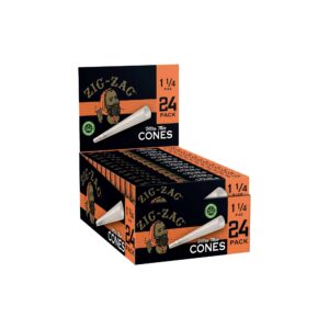 ZIG ZAG CONE ULTRA THIN 1 1/4 SIZE 12/24PK
