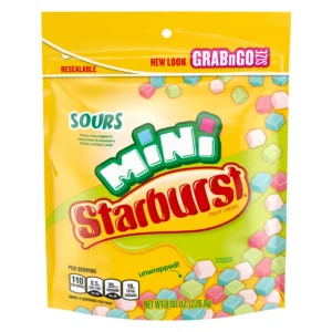 PEG STARBURST SOUR MINI UNWRAPPED 8Z