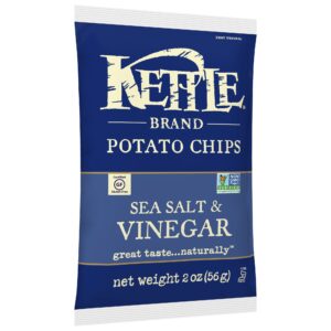 KETTLE BRAND CHIPS 2z SEA SALT & VINEGAR EACH BAG