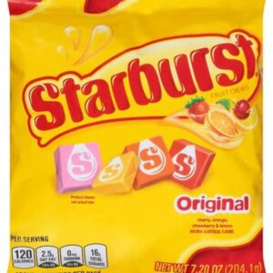 PEG STARBURST GUMMIES ORIGINAL 7.2OZ