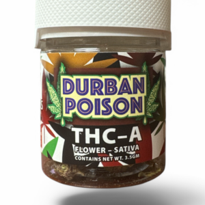 RED DRAGON 3.5GM THC-A FLOWER -DURBAN POISON