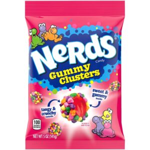 PEG NERDS GUMMY CLUSTERS RAINBOW 5OZ
