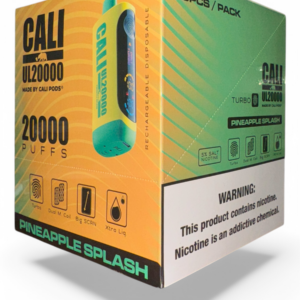 CALI UL20000 PUFF DISPOSABLE 5% 6CT -PINEAPPLE SPLASH