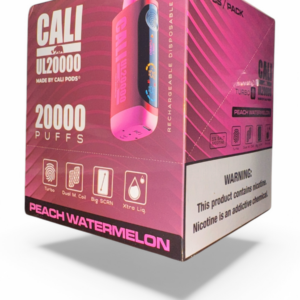 CALI UL20000 PUFF DISPOSABLE 5% 6CT -PEACH WATERMELON