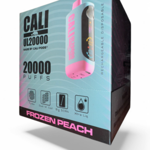 CALI UL20000 PUFF DISPOSABLE 5% 6CT -FROZEN PEACH