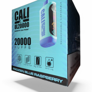 CALI UL20000 PUFF DISPOSABLE 5% 6CT -FROZEN BLUE RASPBERRY