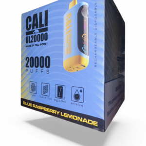CALI UL20000 PUFF DISPOSABLE 5% 6CT -BLUE RASPBERRY LEMONADE