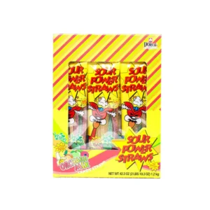 SOUR POWER STRAWS 24CT ORCHARD MIX