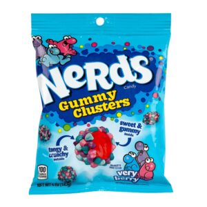 PEG NERDS GUMMY CLUSTERS BERRY PUNCH RUSH 5OZ