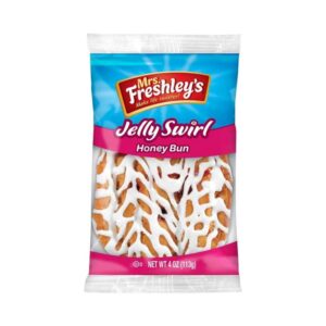 MRS. FRESHLEYS 4OZ JELLY SWIRL HONEY BUN 9CT