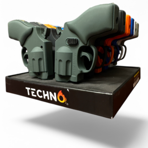 TECHNO REVOLVER TORCH LIGHTER 12CT