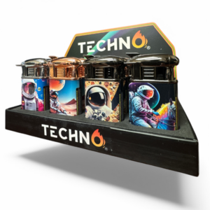 TECHNO ASTRONAUT DUAL FLAME LIGHTER 20CT