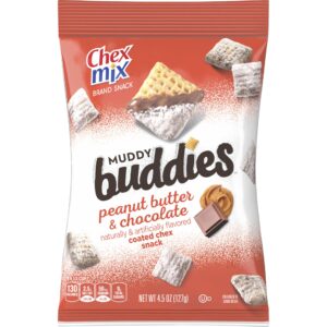 CHEX MIX 4.5OZ MUDDY BUDDIES PEANUT BUTTER CHOCOLATE 7CT