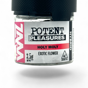 POTENT PLEASURES THC-ZAAA A 3.5GM EXOTIC FLOWER -HOLY MOLY