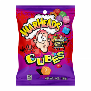 PEG WARHEADS SOUR CUBES 5OZ