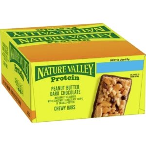 NATURE VALLEY PROTEIN 10G CHEWY BAR PEANUT BUTTER DARK CHOCOLATE 16CT