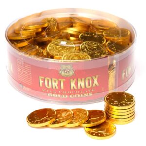 FORT KNOX GOLD COINS 1.5'' MILK CHOCOLATE 180CT