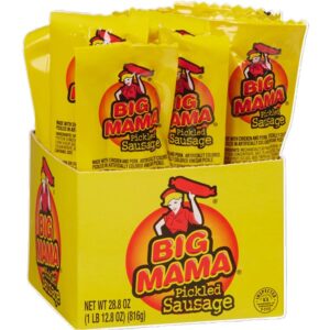 BIG MAMA PICKLED SAUSAGE 2.4OZ 12CT BOX