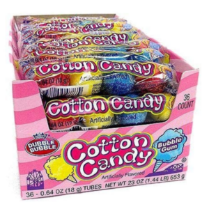 DUBBLE BUBBLE COTTON CANDY 0.64OZ 36CT