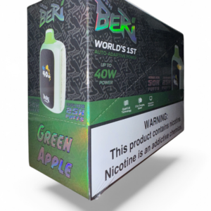 BERI CRUSH 50000PUFF DISPOSABLE 5CT BOX - GREEN APPLE