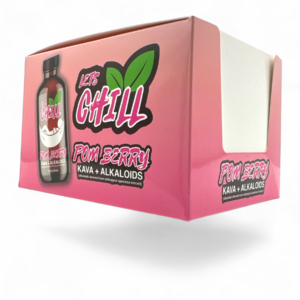 LET'S CHILL POM BERRY KAVA + KRATOM BLEND 12CT
