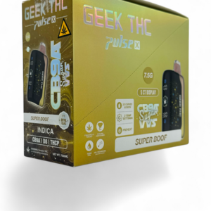 GEEK THC PULSE 7.5GM CB9A DISPOSABLE 5CT -SUPER BOOF