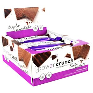 POWER CRUNCH PROTEIN BAR TRIPLE CHOCOLATE 12CT