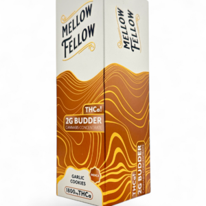 MELLOW FELLOW BUDDER 2GM THCA/THCP CONCENTRATE 6CT BOX -GARLIC COOKIES