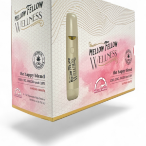 MELLOW FELLOW HAPPY BLEND 1ML DISPOSABLE 6CT BOX -COTTON CANDY